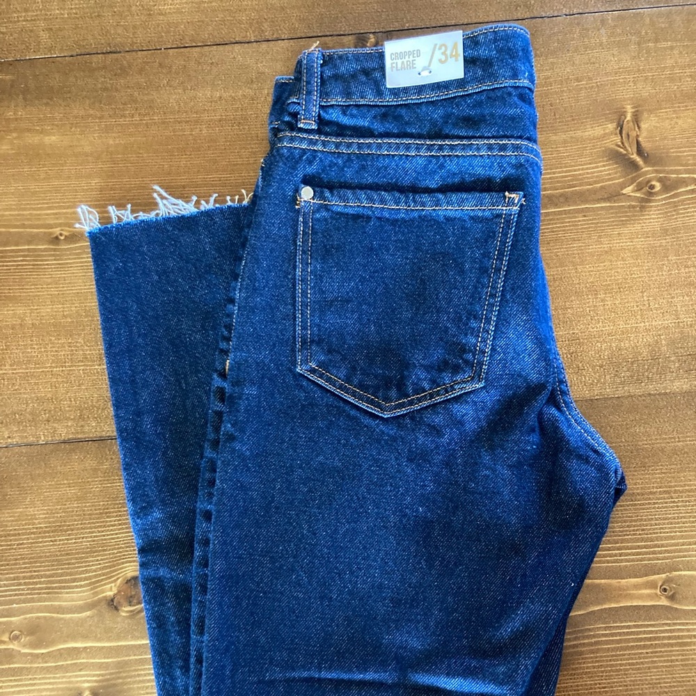 Cropped Wide Leg Jeans